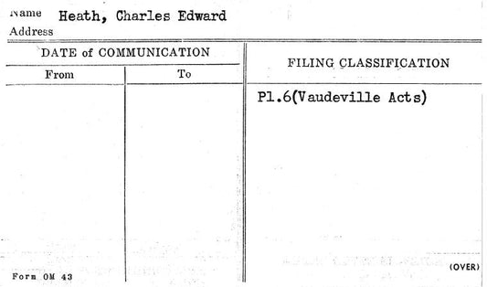 Heath, Charles Edward