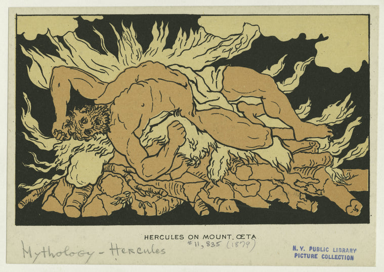 Hercules on Mount Oeta