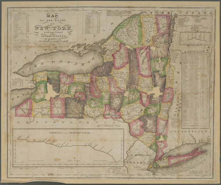 Map of the state of New York : with the latest improvements