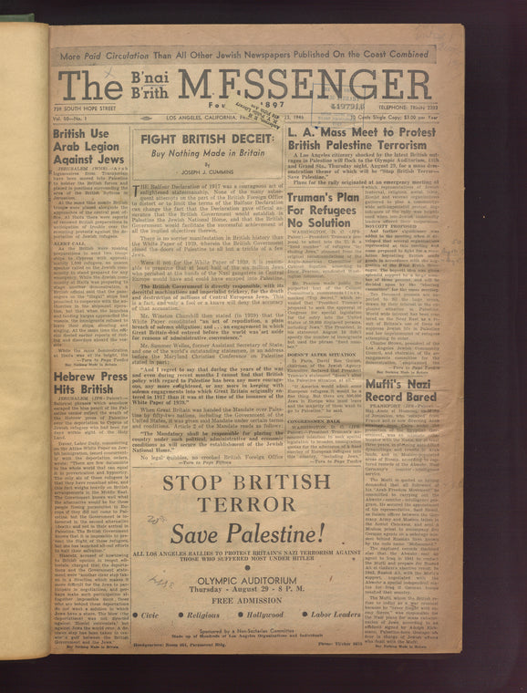 B'nai B'rith messenger