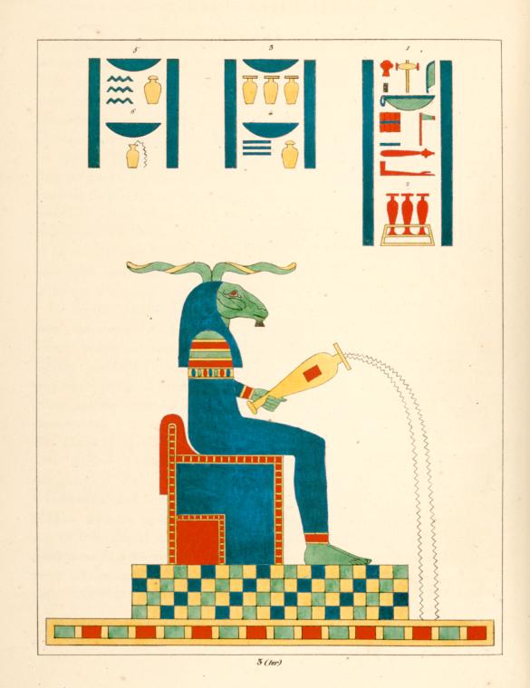 Cnouphis-Nilus. (Jupiter-Nilus, Dieu Nil.)