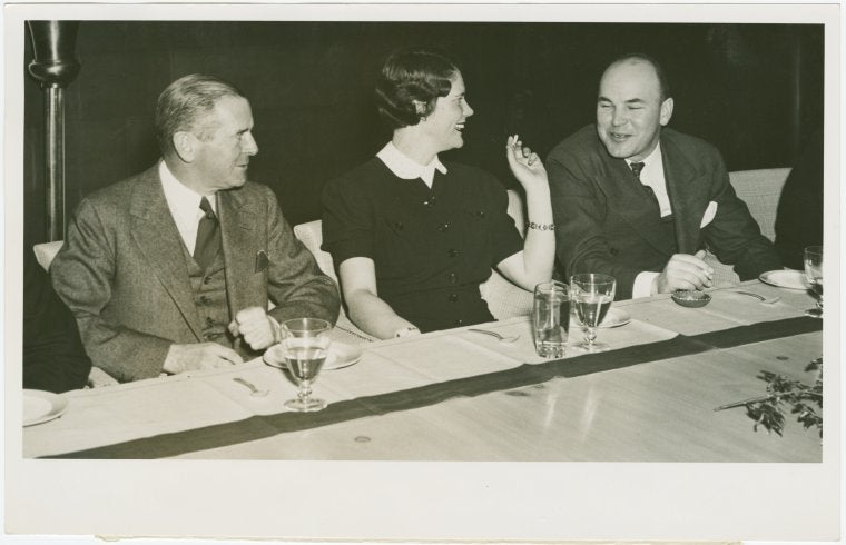 Department Store Executives Luncheon - At table with Katherine Gray