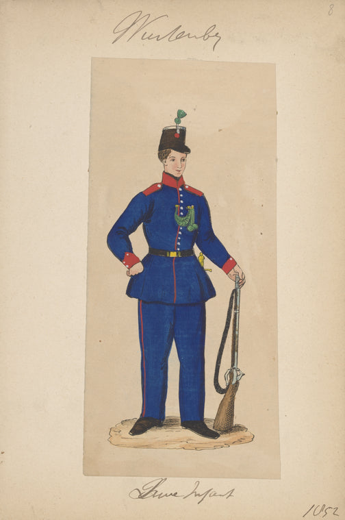 Germany, Württemberg, 1850-1864