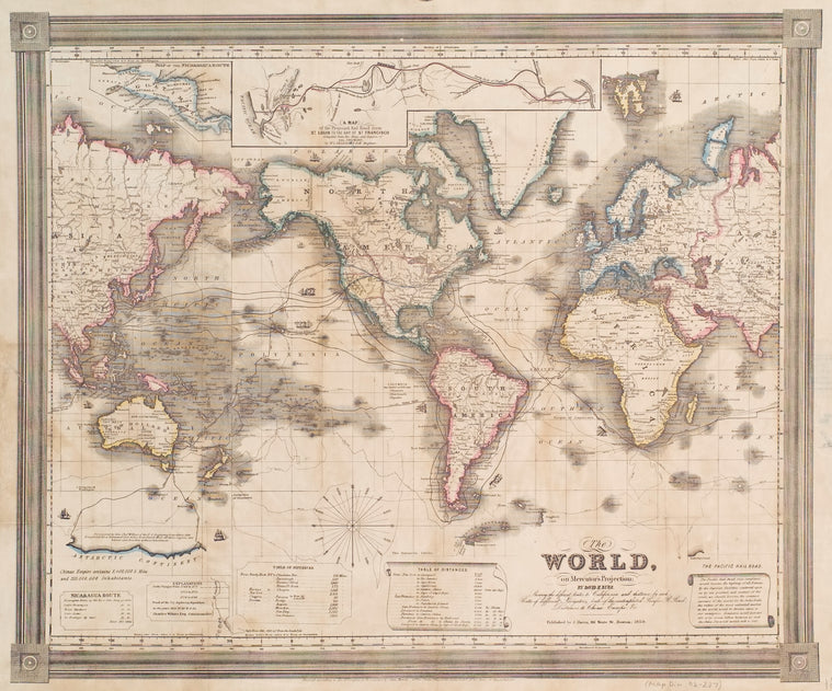 The world, on Mercator's projection