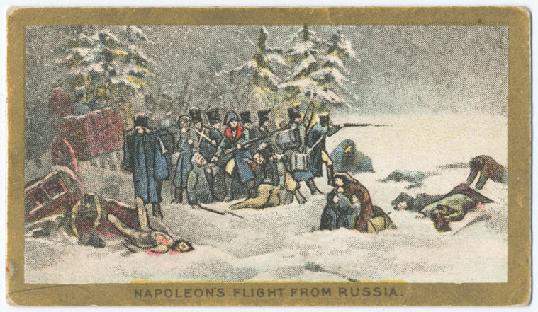 Napoleon's flight from Russia.