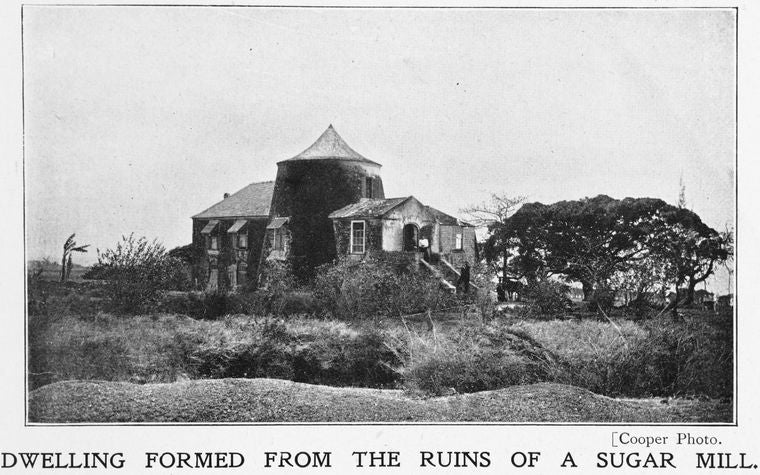 Dwelling formed from the ruins of a sugar mill; [Barbados.]
