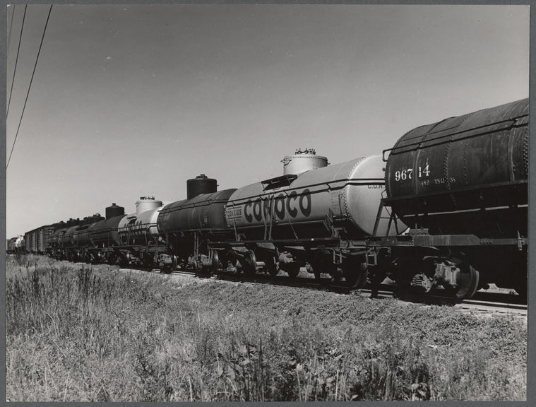 Wichita, Kansas. Oil tank cars.