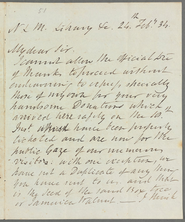 Henry Downes to Robert Ker Porter, autograph letter signed