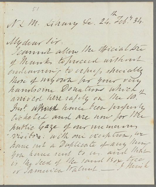 Henry Downes to Robert Ker Porter, autograph letter signed