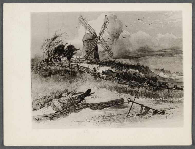 The landing of Gardiners Island. Photograph of 1885 print. East Hampton, East Hampton