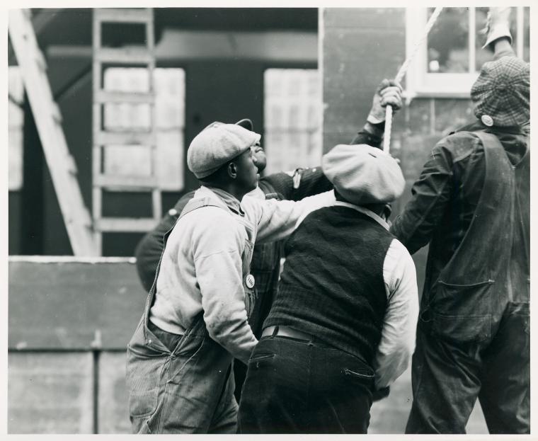 Emergency defense office construction work; Washington, D. C.; December, 1941.