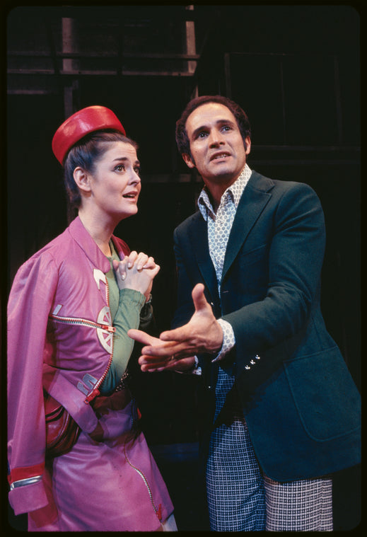 Susan Browning and Larry Kert in the stage production Company
