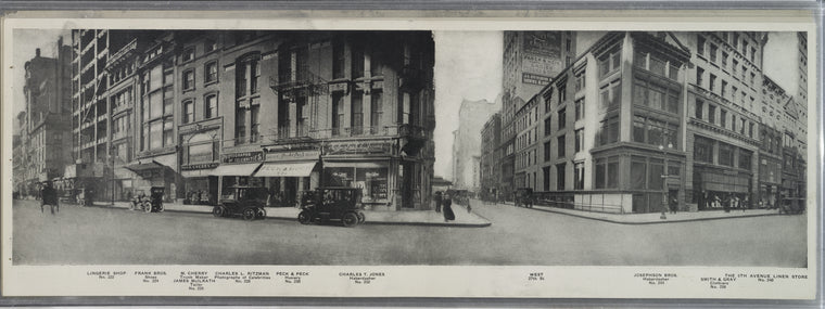No. 222, Lingerie Shop - Peck & Peck, hosiery - No. 240, The 5th Avenue Linen Store.