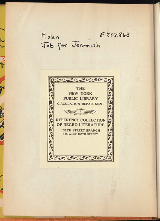 A Job for Jeremiah