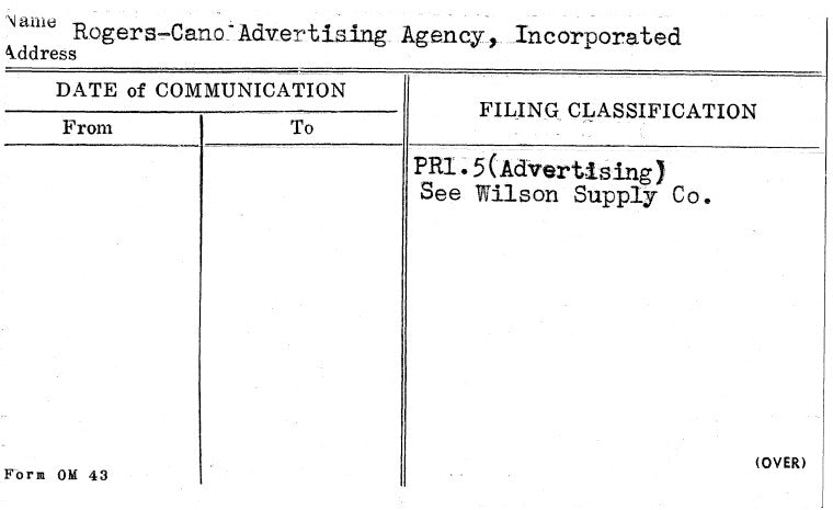 Rogers-Cano Advertising Agency, Incorporated