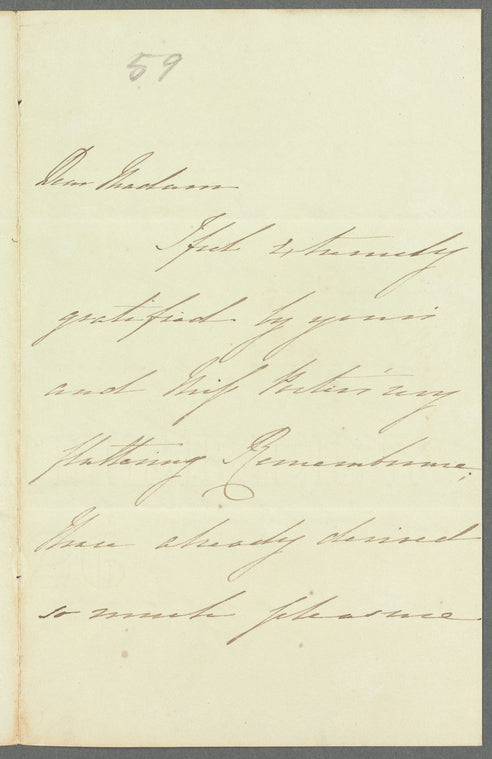 Charlotte Lennox, Duchess of Richmond to Jane Porter, autograph letter signed