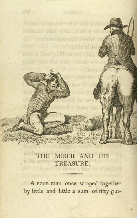 The miser and his treasure