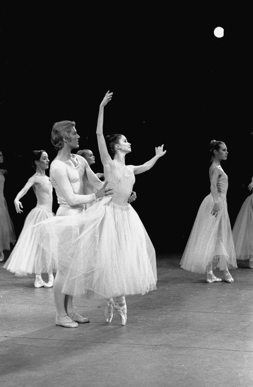 New York City Ballet production of "Serenade" with Kay Mazzo and Peter Martins, choreography by George Balanchine (New York)