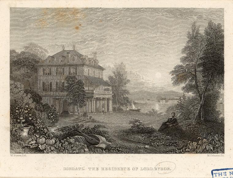 Diodati, the residence of Lord Byron