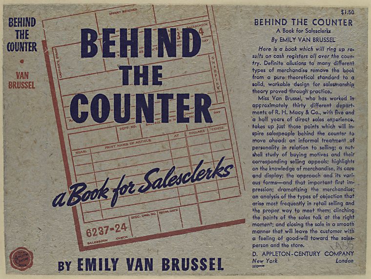 Behind the counter : a book for salesclerks