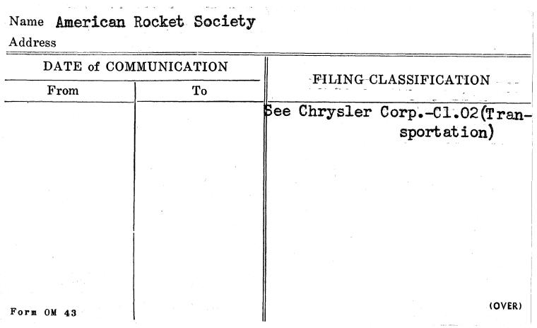 American Rocket Society