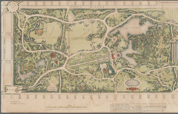 Map of the Central Park