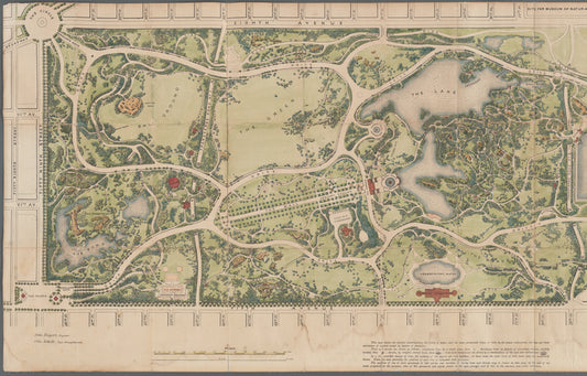 Map of the Central Park
