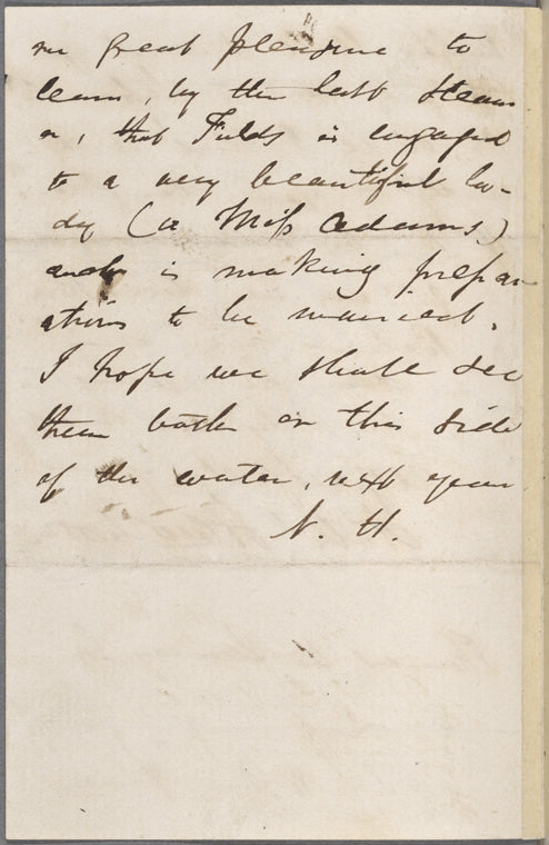De Quincey, [Thomas], ALS to. Nov. 9, 1854.