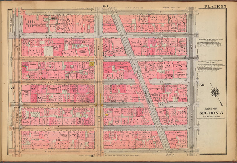 Plate 55: [Bounded by W. 32nd Street, Fifth Avenue, W. 26th Street and Seventh Avenue]