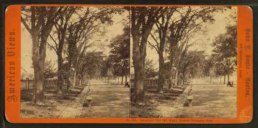 Charles Street Mall, Boston Common, Mass.