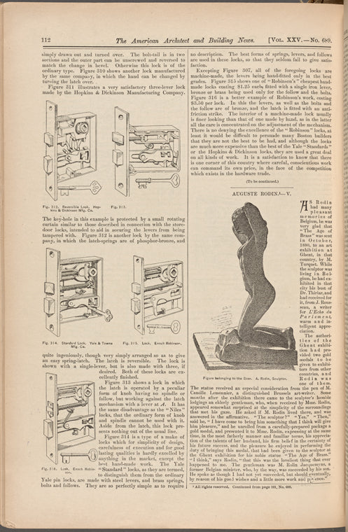 Auguste Rodin, Sculptor. - V