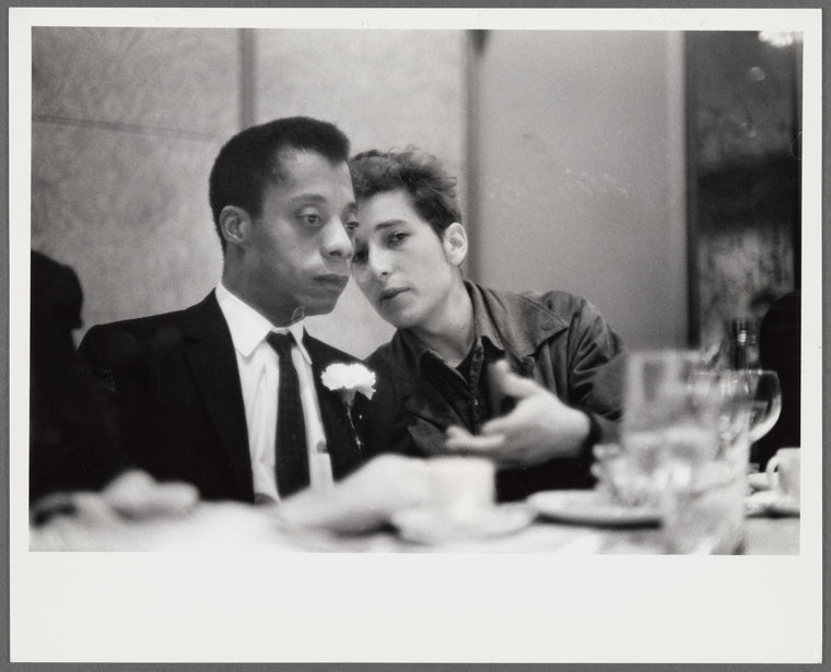 James Baldwin with Bob Dylan