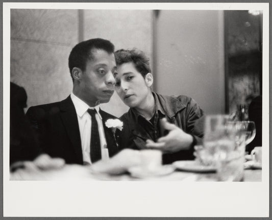 James Baldwin with Bob Dylan