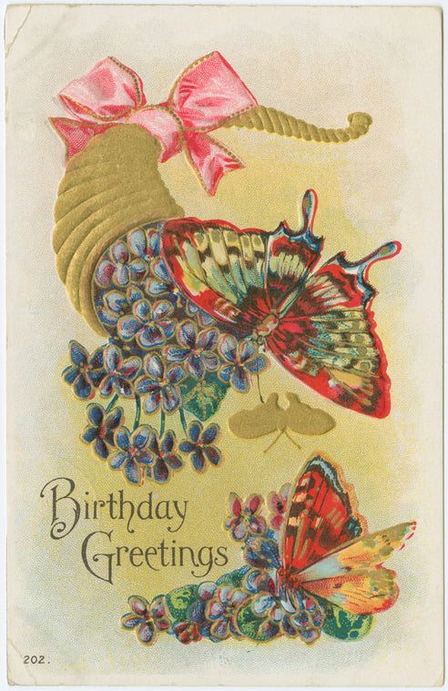 Birthday greetings.