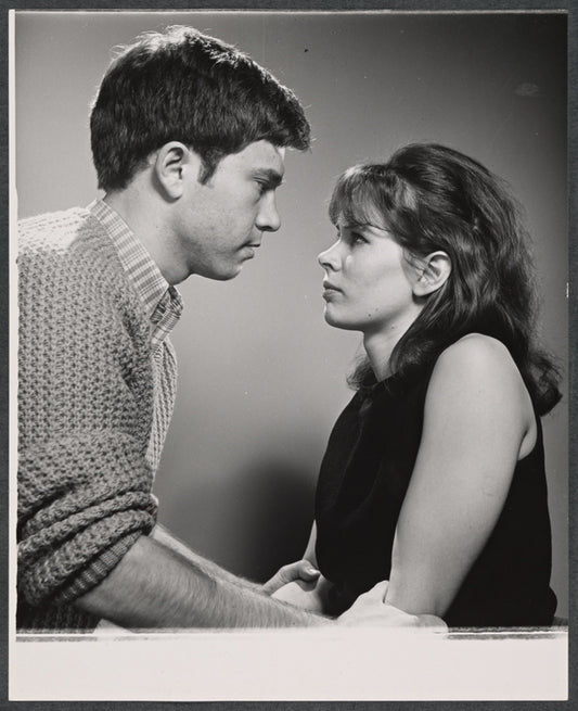Peter Kastner and Karen Black in publicity photo for the stage production The Playroom