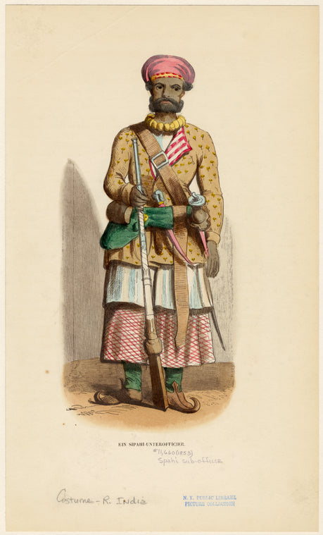 Ein Sipahi-Unterofficier