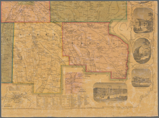 Map of Tompkins County, New York: from actual surveys