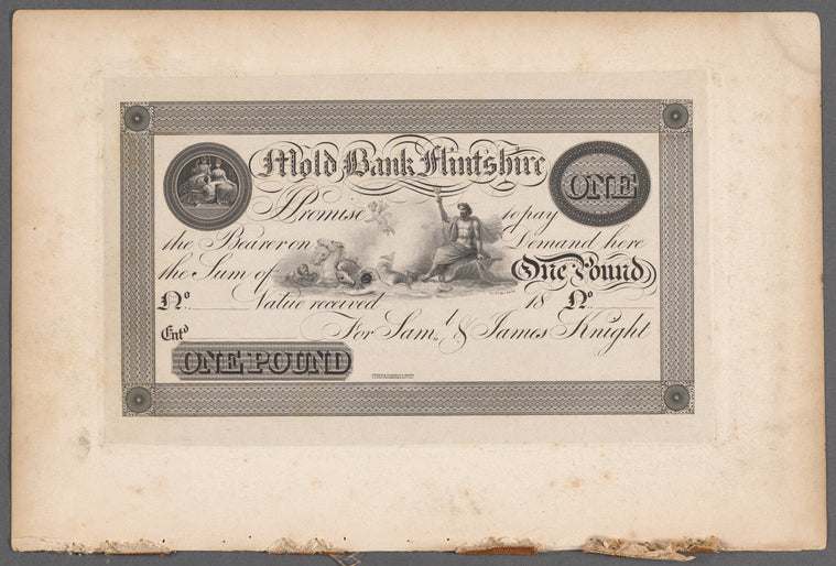 Mold Bank Flintshire one pound note