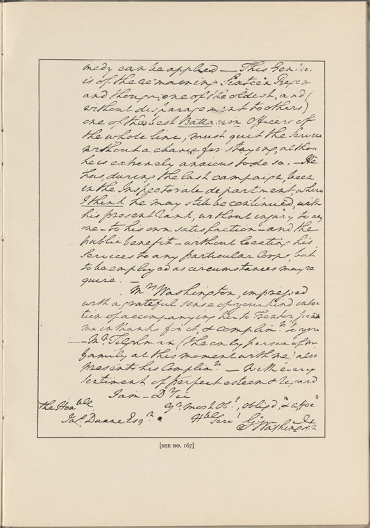 [Catalog entry no. 167:] Washington (George). Autograph letter signed--"Go. Washington," 5 pp., folio, New Windsor, December 26, 1780. To James Duane...