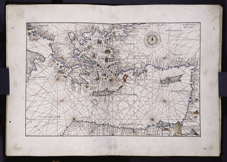Portolan map showing the Eastern Mediterranean