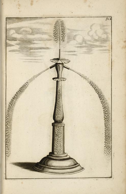 Fountain with four spouts