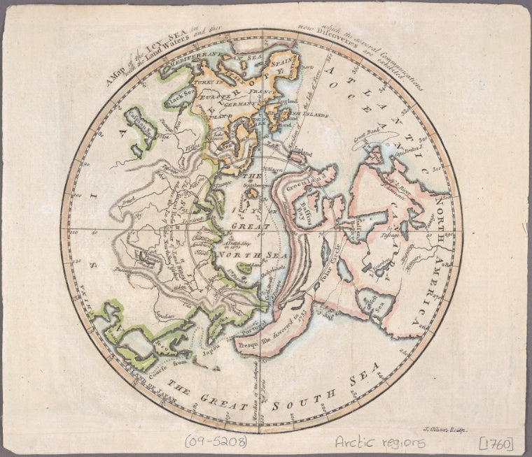 A map of the icy sea in which the several communications with the land waters and other new discoveries are exhibited