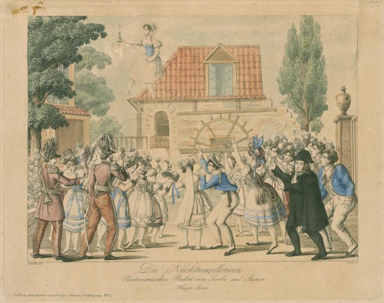 Die Nachtwandlerinn, pantomimisches Ballet von Scribe und Aumer, Haupt-Scene.