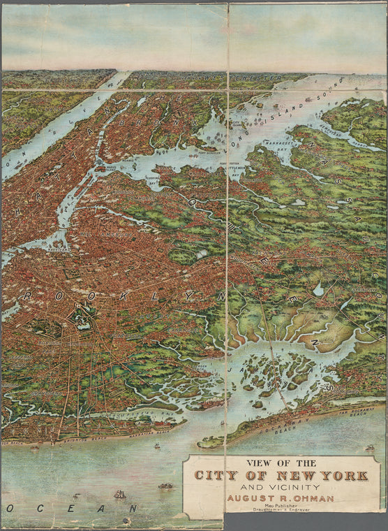View of the city of New York and vicinity