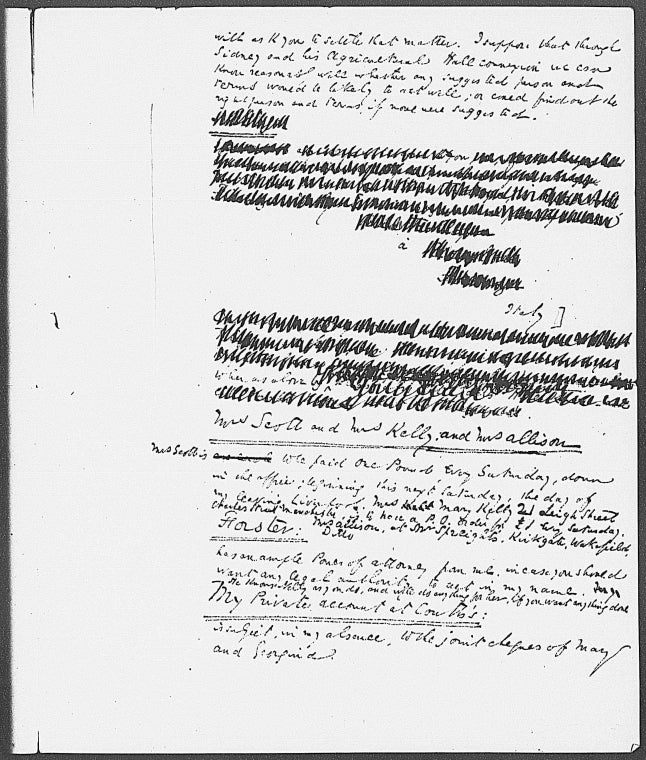 Memoranda [to W. H. Wills]. Holograph