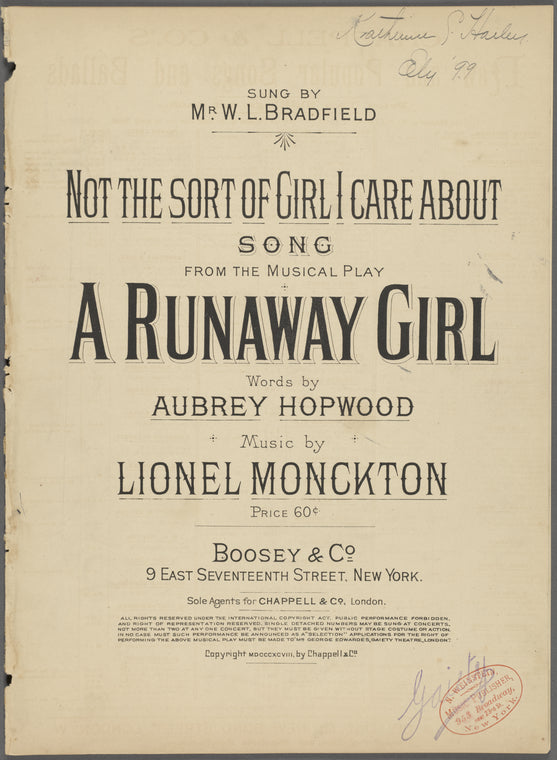 Not the sort of girl I care about