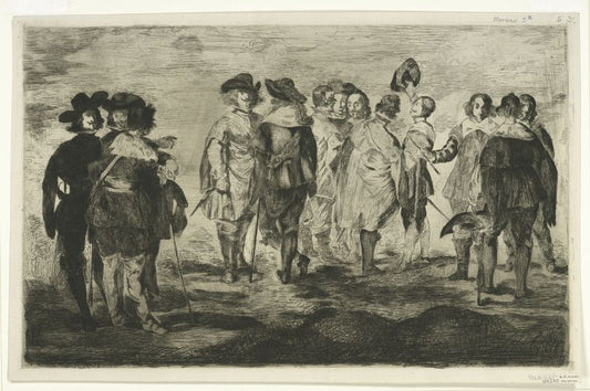 Les petits cavaliers, d'après Velasquez.