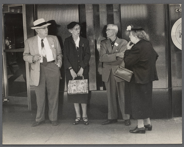 Two elderly couples, NYC.