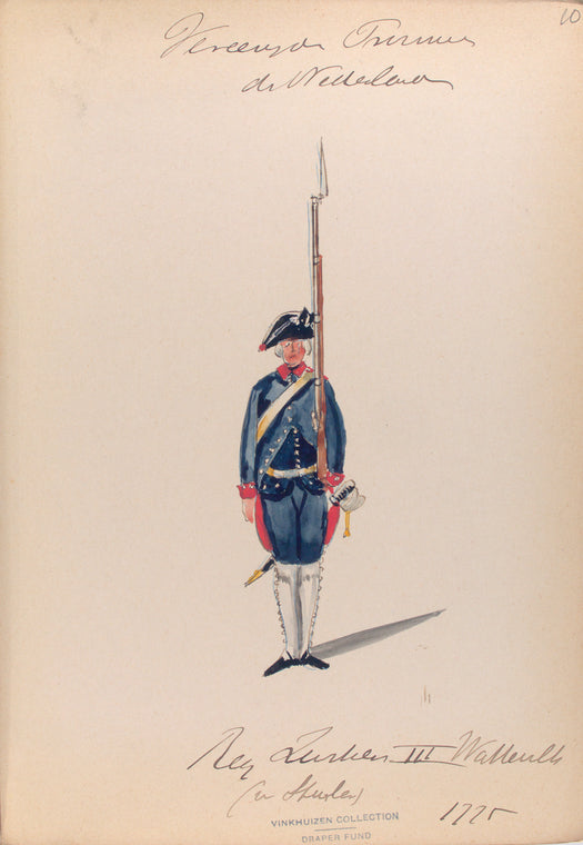 Regiment Zwitsers-III Watteville  (van Sturler). 1775