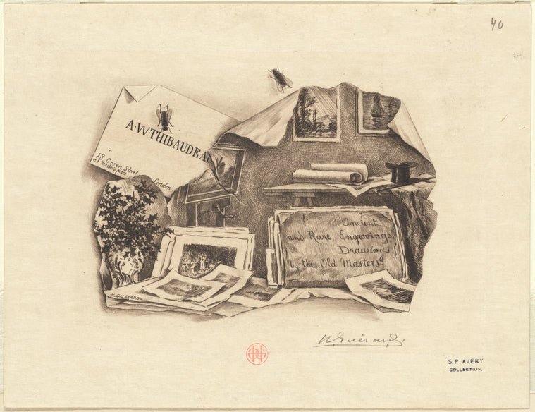 Business card for A.W. Thibaudeau